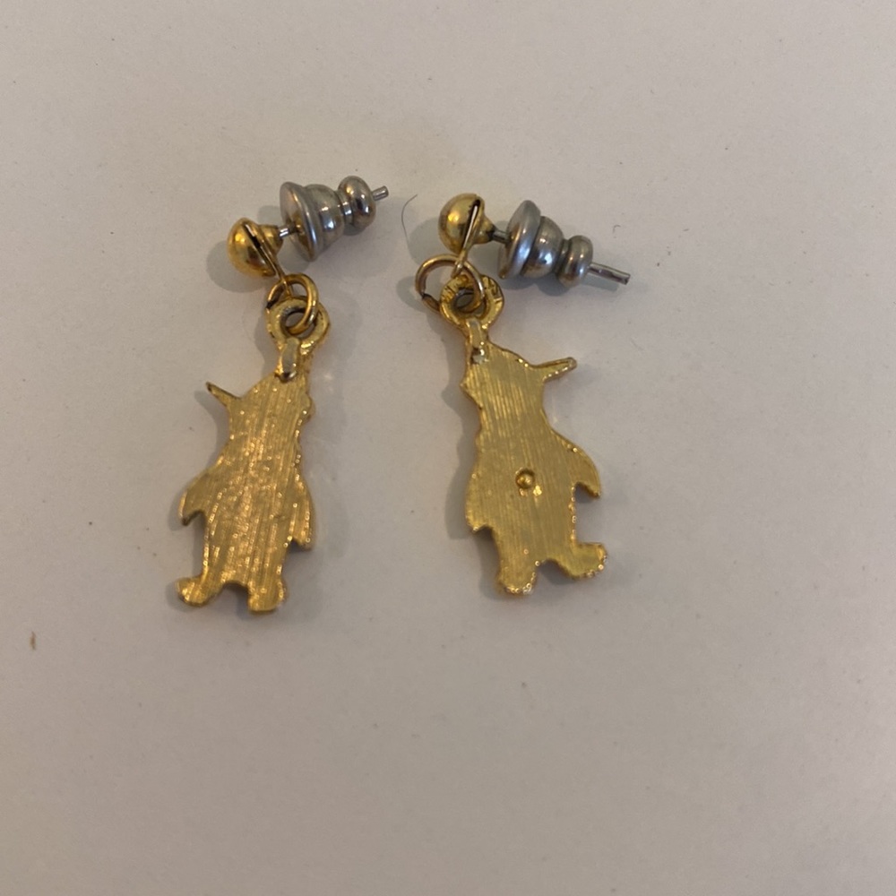 ❄️ Vintage Penguin Dangle Earrings 1980’s - Picture 3 of 3